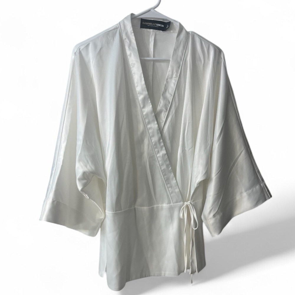 NY& Co Gabrielle Union Kimono Blouse size L - Picture 10 of 10